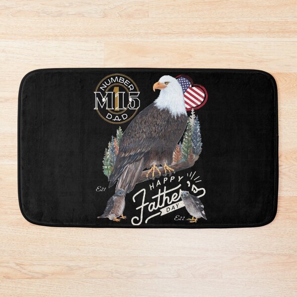 Item preview, Happy Father's Day - Bald Eagle M15 Art designed and sold by Roy & Tiffany.