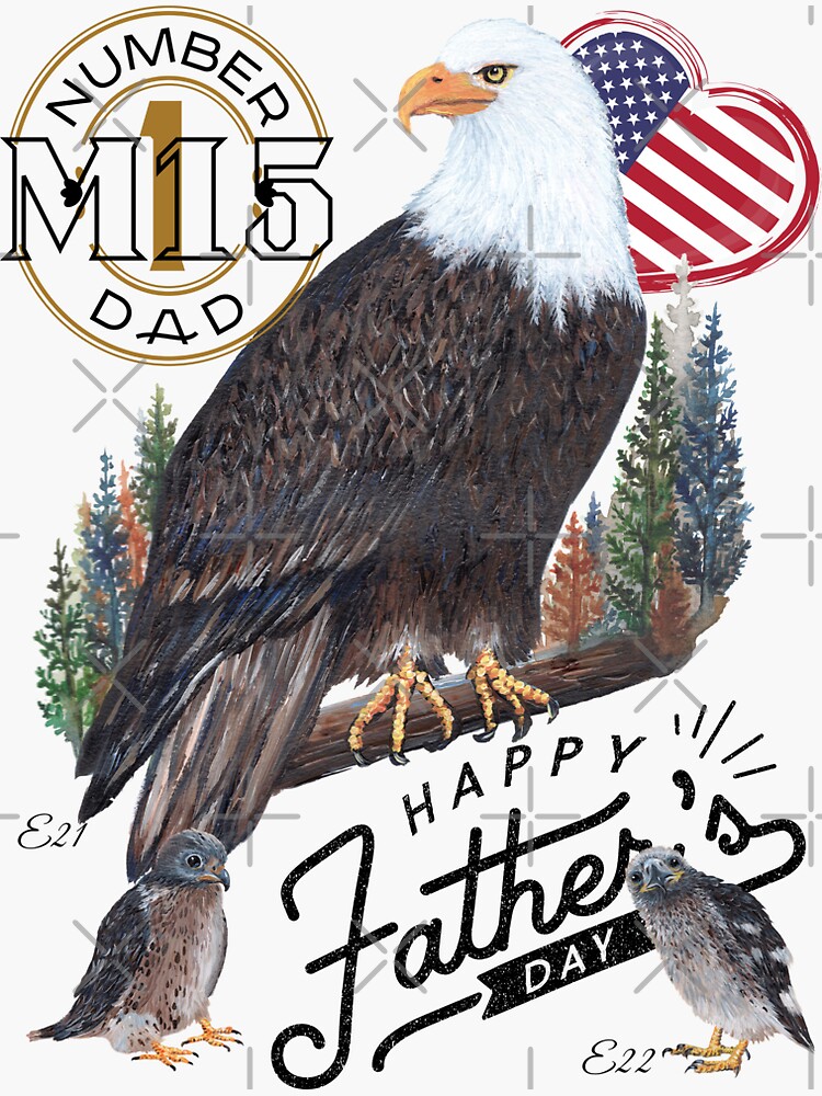 Bald Eagle Photograph Happy Father's Day Card | Zazzle