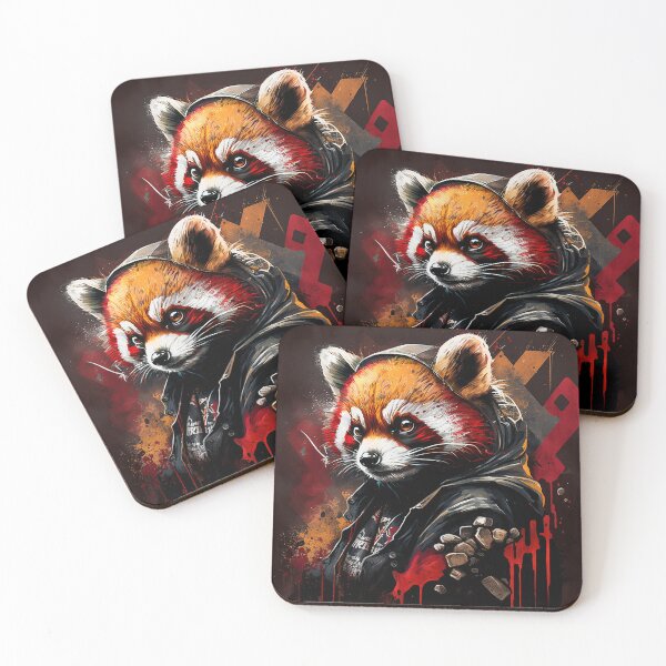 Item preview, Red Panda Graffiti Style 1 designed and sold by IntrepidPanda.