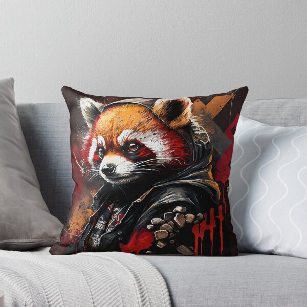 Aperçu de l'œuvre Red Panda Graffiti Style 1 créée et vendue par IntrepidPanda.