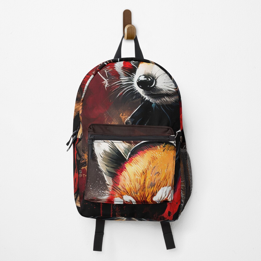 Vista previa del artículo con la obra «Mochila», diseñado y vendido por IntrepidPanda.