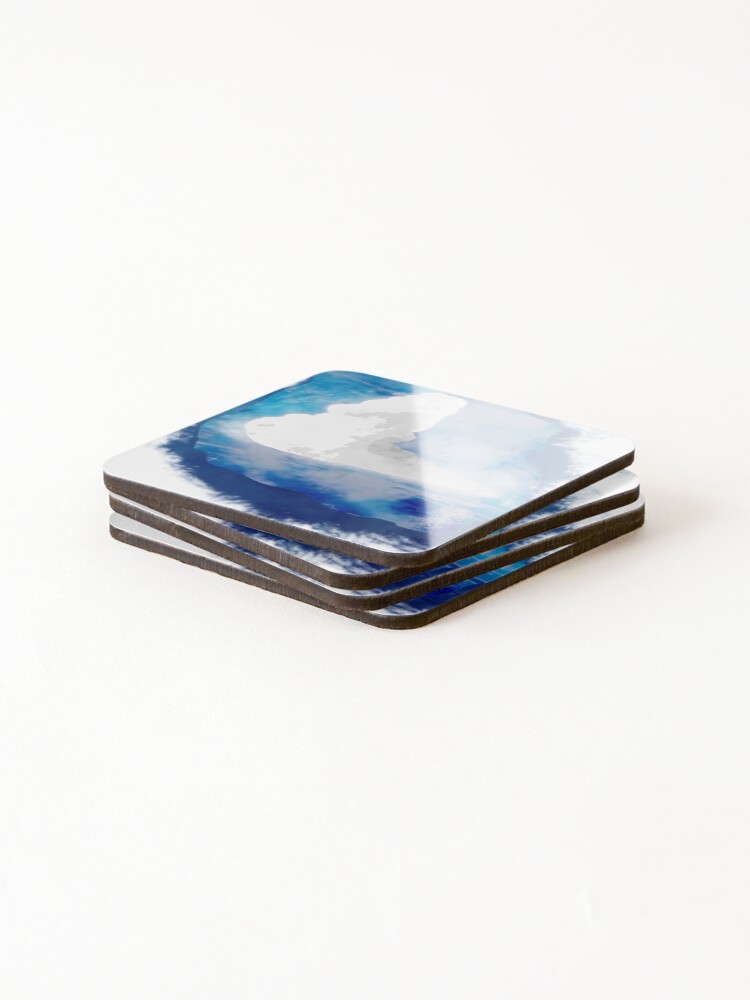 Thumbnail 4 of 5, Coasters (Set of 4), clouds designed and sold by oddityghosting.