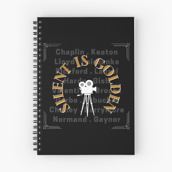 Item preview, Silent is Golden - Silent Movie Merchandise designed and sold by BumbleBearArtUK.