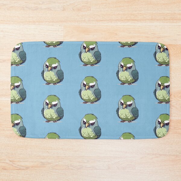 Item preview, Green grumpy parrot designed and sold by MidgardWonders.