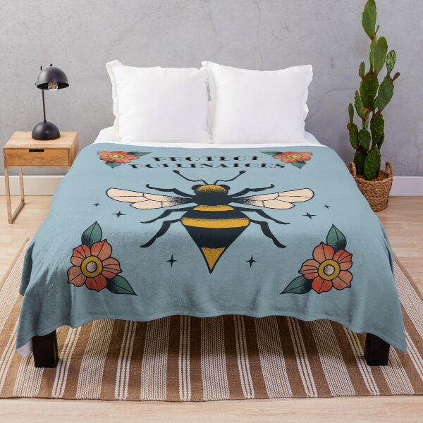 Item preview, Protect Pollinators - Bumble Bee Tattoo - Save The Bees designed and sold by Caitlin Cahill.