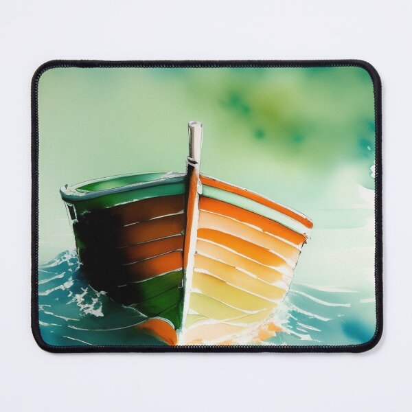 Item preview, Boat: empty or full. This Watercolor Digital Art Brings Joy to Your Home designed and sold by BrendaDesigner.