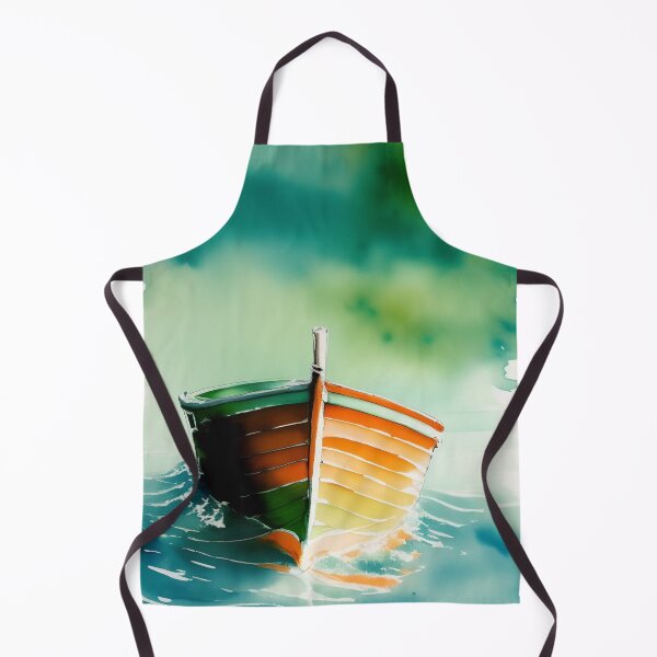 Item preview, Boat: empty or full. This Watercolor Digital Art Brings Joy to Your Home designed and sold by BrendaDesigner.