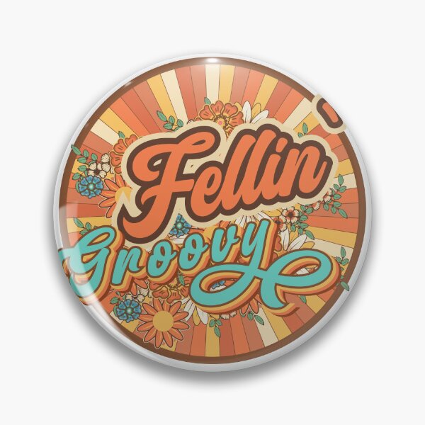 Item preview, Fellin groovy Runner retro quote  gift for running Vintage floral pattern designed and sold by HomeCoquette.