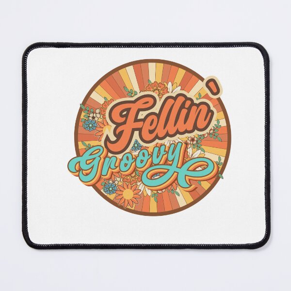 Item preview, Fellin groovy Runner retro quote gift for running Vintage floral pattern designed and sold by HomeCoquette.