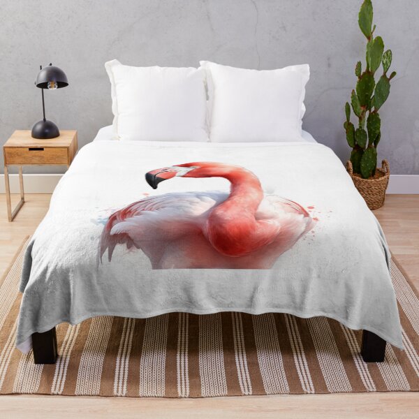 Item preview, Stunning Flamingo Watercolour Portrait designed and sold by Adios65.