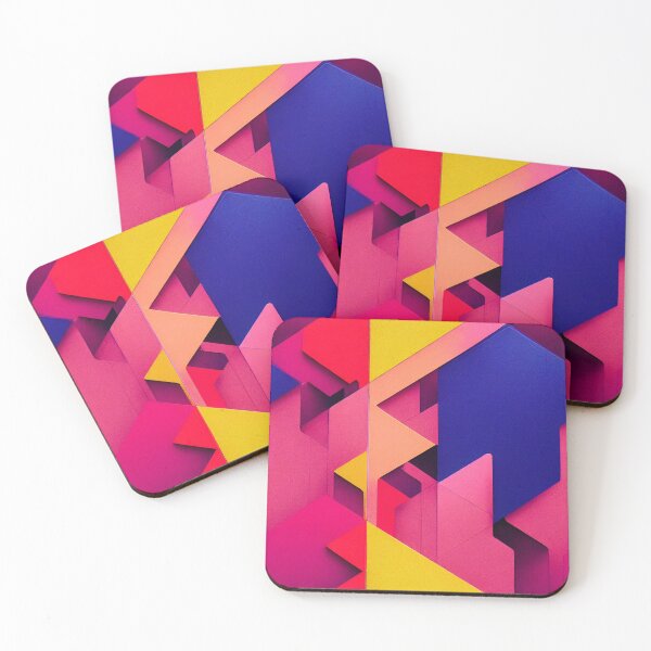 Item preview, Neon Polygonscape designed and sold by SymmetriaDesign.