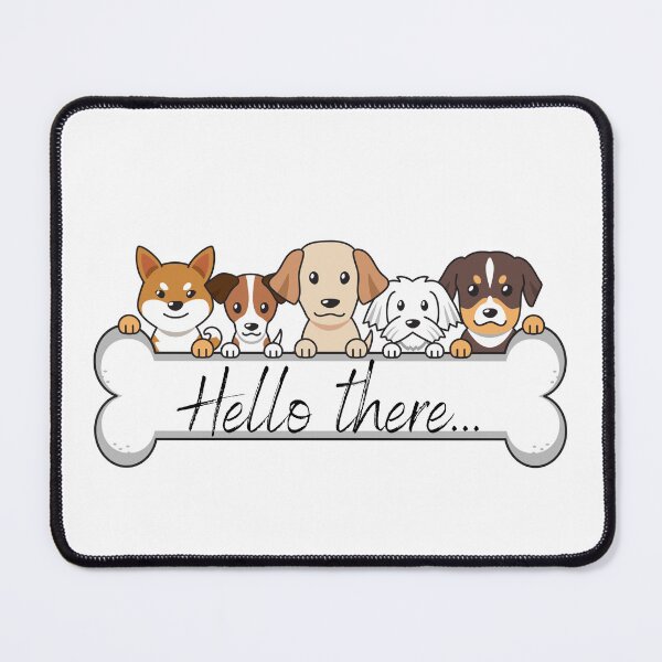 Item preview, Hello There Dogs Pet Greeting design designed and sold by SCcreative14.
