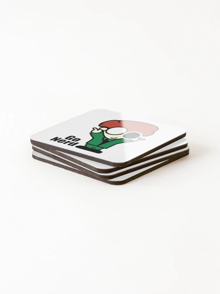 Thumbnail 4 of 5, Coasters (Set of 4), Go Nerd designed and sold by RazorBrain.