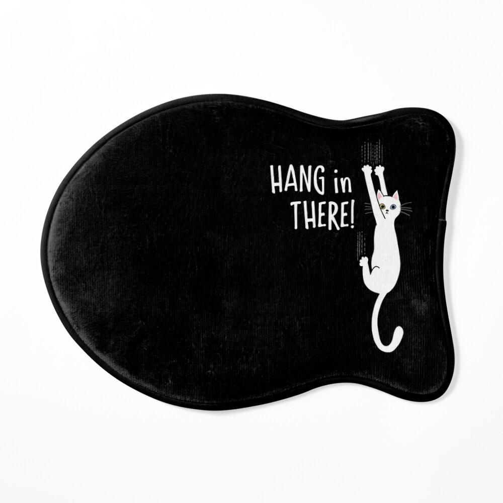 White Cat Holding on with Claws - Hang in There! iPad Case & Skin for Sale  by Jenn Inashvili