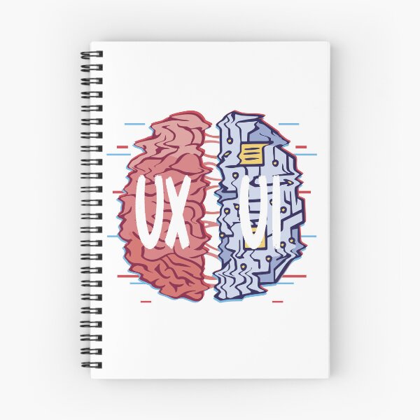 Artikelvorschau, UI UX Benutzeroberfläche Experience Designer Coding Brain entworfen und verkauft von MrEddie10.