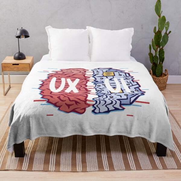 Item preview, UI UX User Interface Experience Designer Coding Brain designed and sold by MrEddie10.