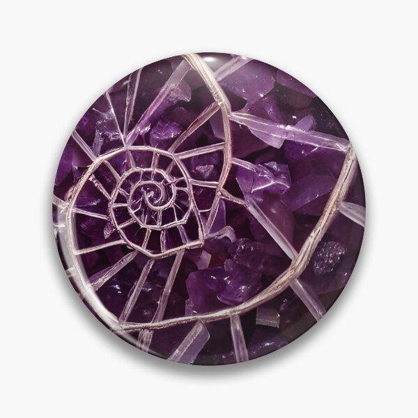 Item preview, Amethyst 13 Fibonacci designed and sold by christineiris.