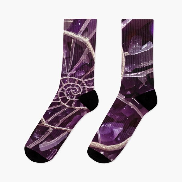 Item preview, Amethyst 13 Fibonacci designed and sold by christineiris.