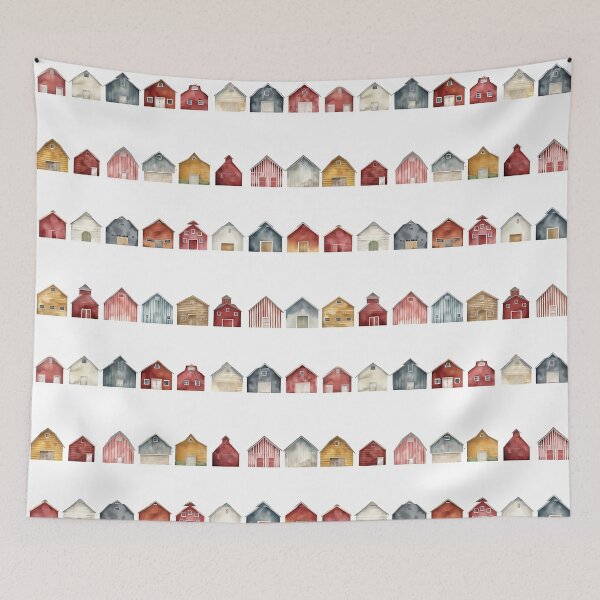 Item preview, Little Vintage Barns designed and sold by TheKellyGirls.