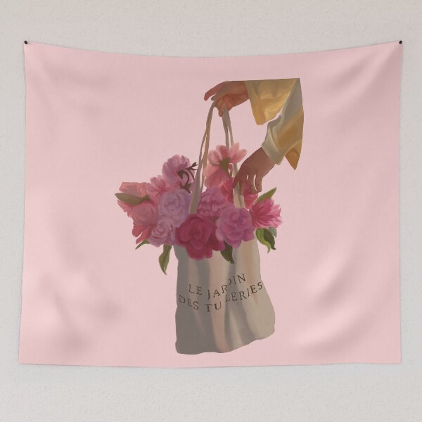 Item preview, Tote with Flowers designed and sold by kaleap192.