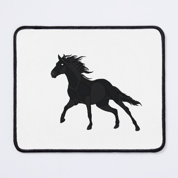 Item preview, Stained Glass Horse (Black) designed and sold by CelticCrowsNest.