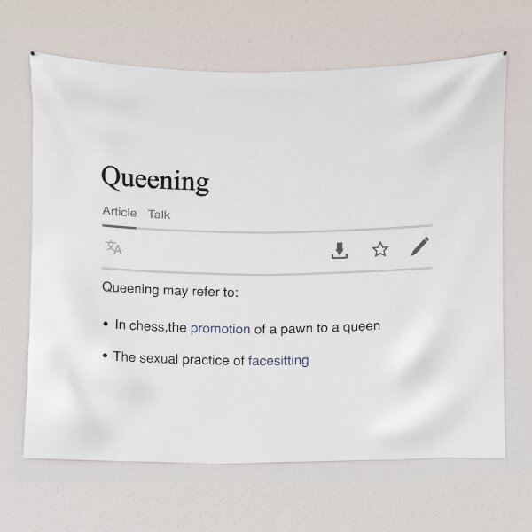 Item preview, Queening designed and sold by remerasnerdas.