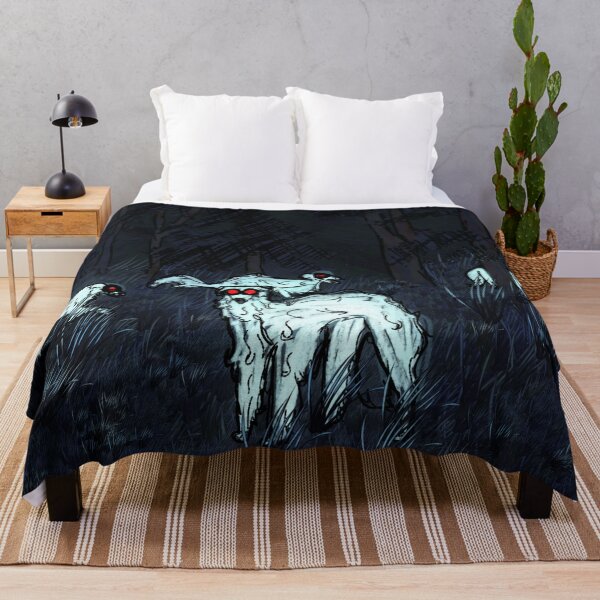 Item preview, ghost borzoi forest designed and sold by bitemarkz.