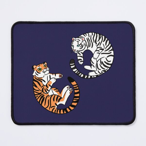 Item preview, Cute white and orange tigers designed and sold by Yarafantasyart.