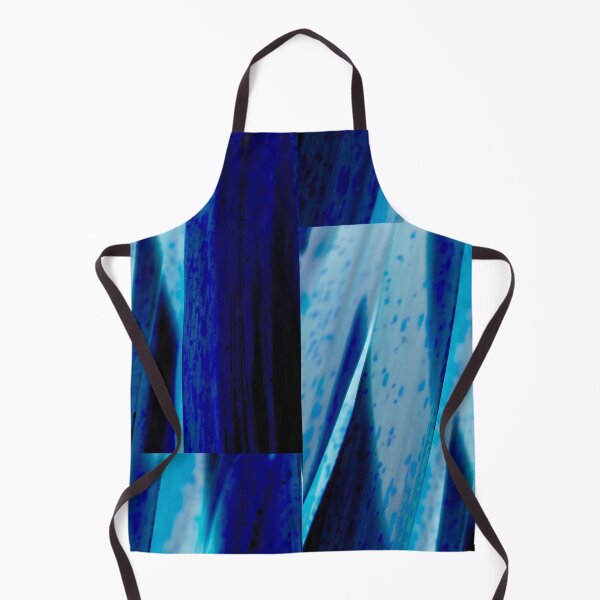 Item preview, Leaf Brush Blue Abstract Effects Garden Delights Vertical designed and sold by eddiebarronshop.