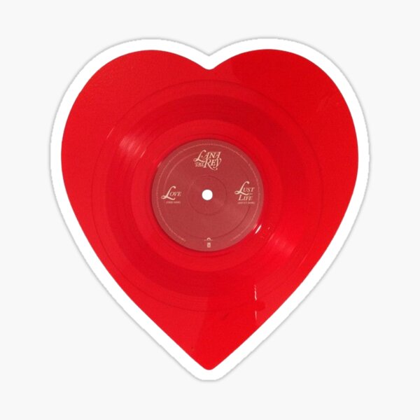 LDR HEART RECORD  Lana del rey vinyl, Lana del rey, Red aesthetic