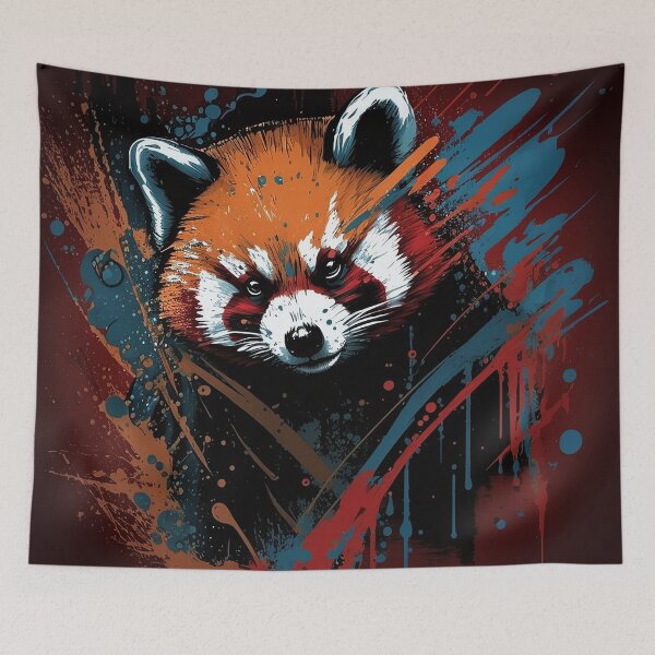 Item preview, Red Panda Graffiti Style 6 designed and sold by IntrepidPanda.