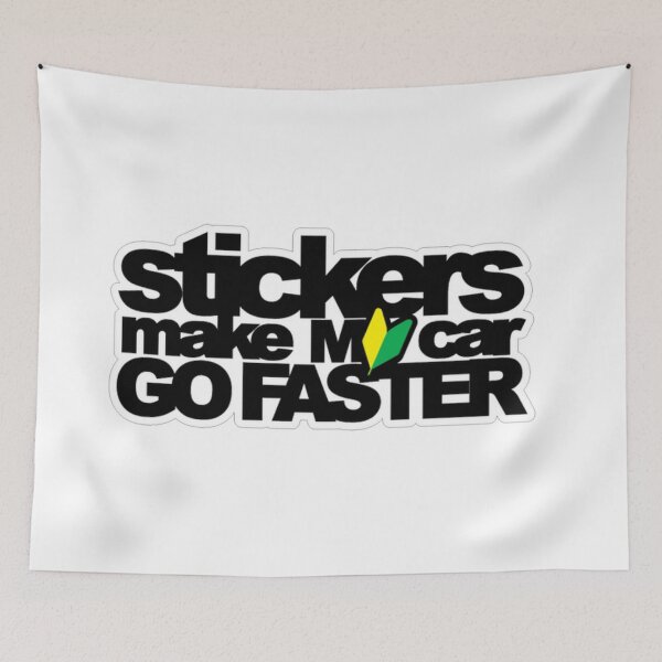 Item preview, Stickers Made My Car Go Faster designed and sold by Gile-Shop.