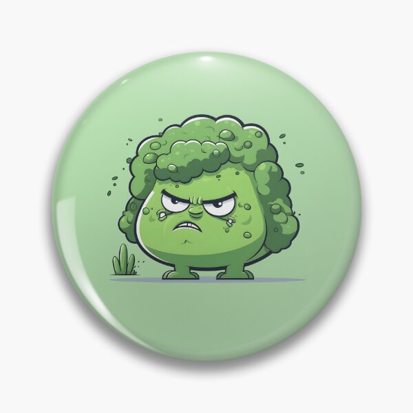Item preview, Grumpy Broccoli designed and sold by MidgardWonders.