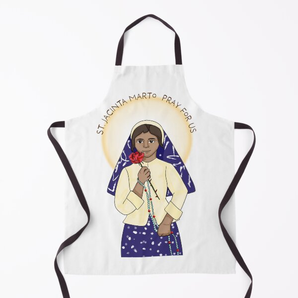 Item preview, St. Jacinta Marto Pray for Us designed and sold by St. Catherine's Art Club.