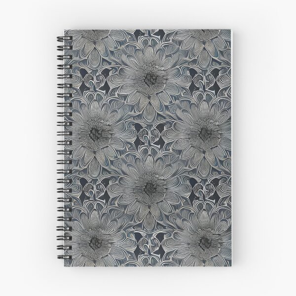 Item preview, Monochromatic Floral Patterns - Black and White Flower Designs designed and sold by addsomepattern.