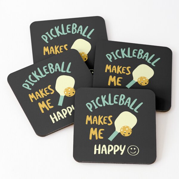 Item preview, Pickleball Makes Me Happy designed and sold by whyitsme.