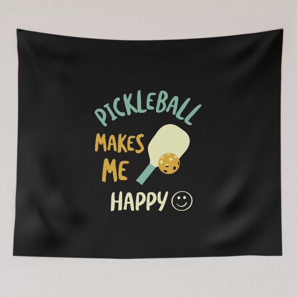 Item preview, Pickleball Makes Me Happy designed and sold by whyitsme.