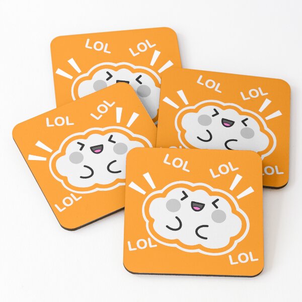 Item preview, Orange Laughing Cloud designed and sold by GoobyCloud.