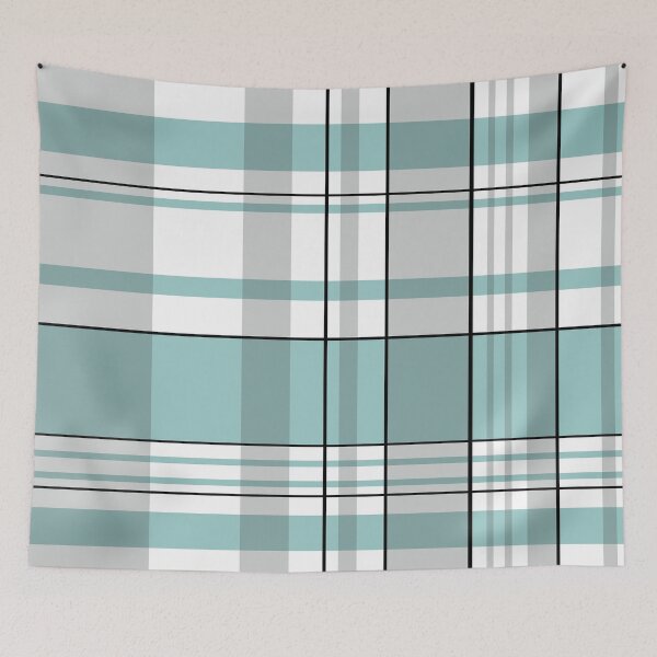 Item preview, Tartan - Kooky Tartan - P002 Teal designed and sold by Quooki.