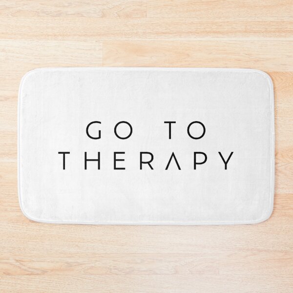 Item preview, Go to Therapy Thin Text designed and sold by Not Lost Wanderer Design.