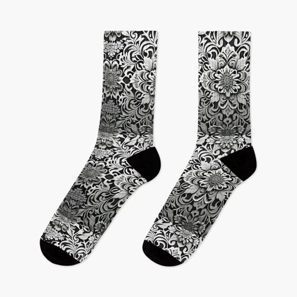 Artikelvorschau, Stunning Monochromatic Floral Patterns for Every Occasion entworfen und verkauft von addsomepattern.