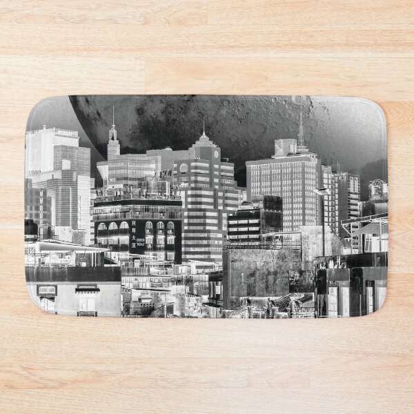 Item preview, beautiful Macau skyline at night, black and white designed and sold by Mauswohn.