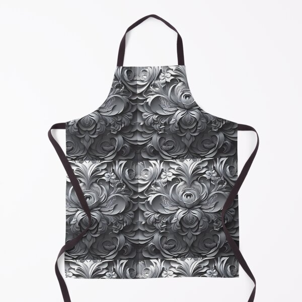 Aperçu de l'œuvre Monochromatic Floral Patterns - Elegant and Timeless Designs créée et vendue par addsomepattern.