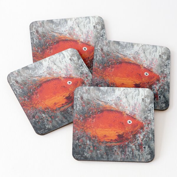 Item preview, goldfish painting designed and sold by Eric BRUNI.