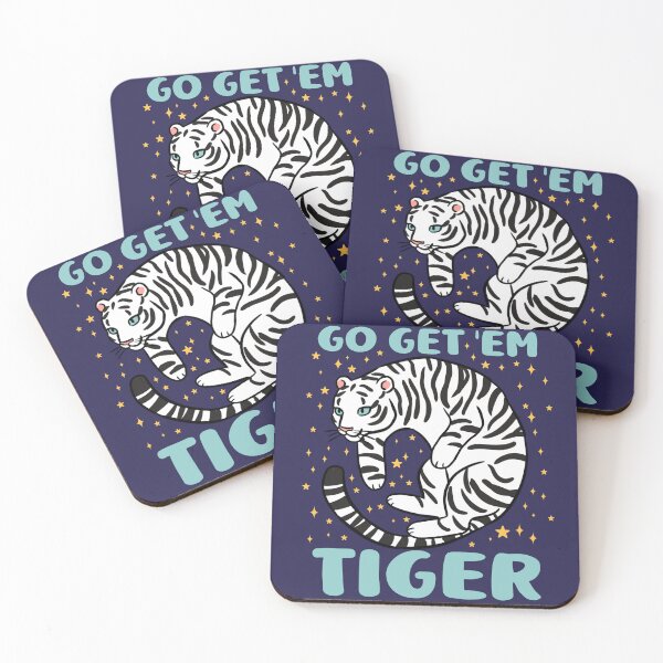 Item preview, Go get 'em tiger a cute tiger design  designed and sold by Yarafantasyart.