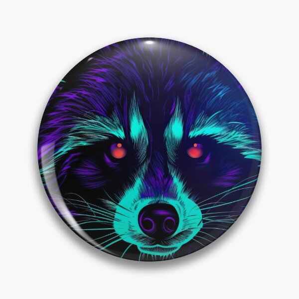 Item preview, Blacklight raccoon designed and sold by Matt's Artificial Nature.