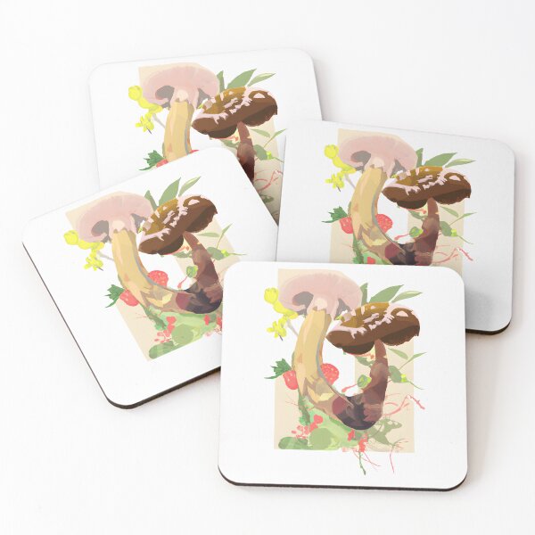Item preview, Watercolor Abstract Mushrooms designed and sold by PODUNUSUAL.