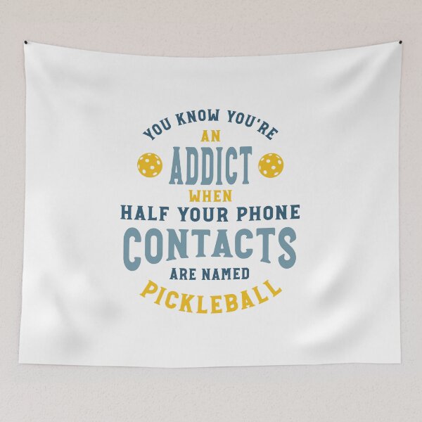 Item preview, Funny Pickleball Friends Phone Contact Saying designed and sold by whyitsme.