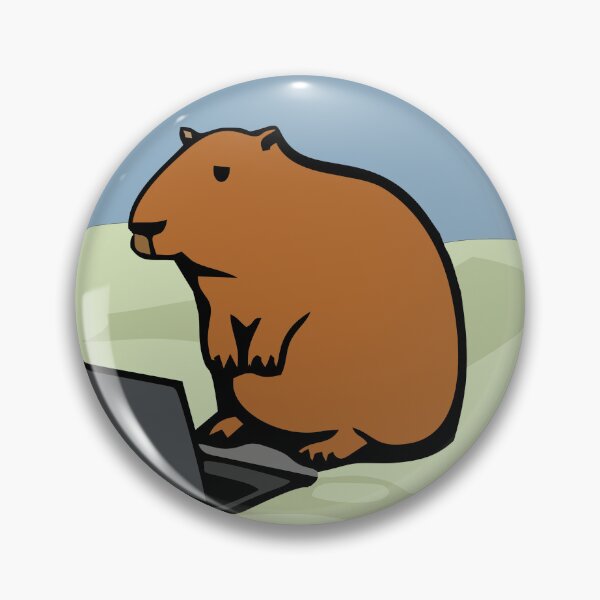 Item preview, Tired Capybara designed and sold by LukevartSTORE.