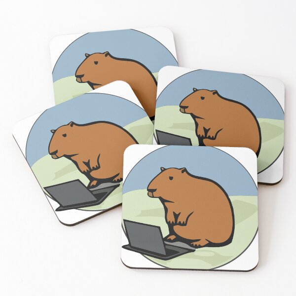 Item preview, Tired Capybara designed and sold by LukevartSTORE.